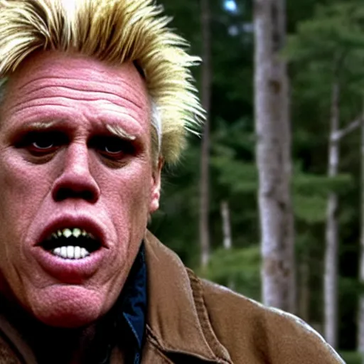 Image similar to gary busey as bigfoot