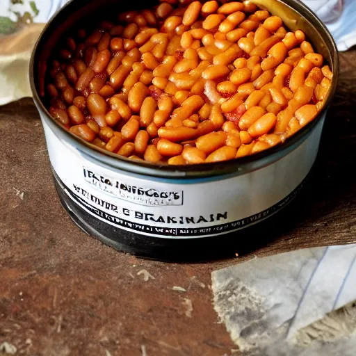 Image similar to hr geiger can of baked beans