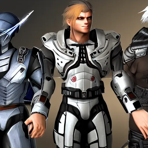 Image similar to Jetstream Sam, Raiden, Senator Armstrong