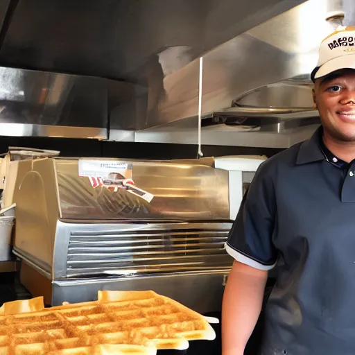 Image similar to wafflehouse employee's