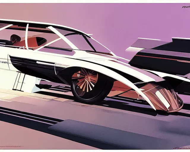 Prompt: syd mead