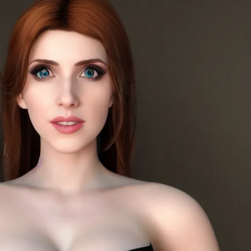 Prompt: Highly detailed Unreal Engine 5 render of Amouranth