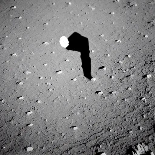 Image similar to a man doing a back bend on the moon