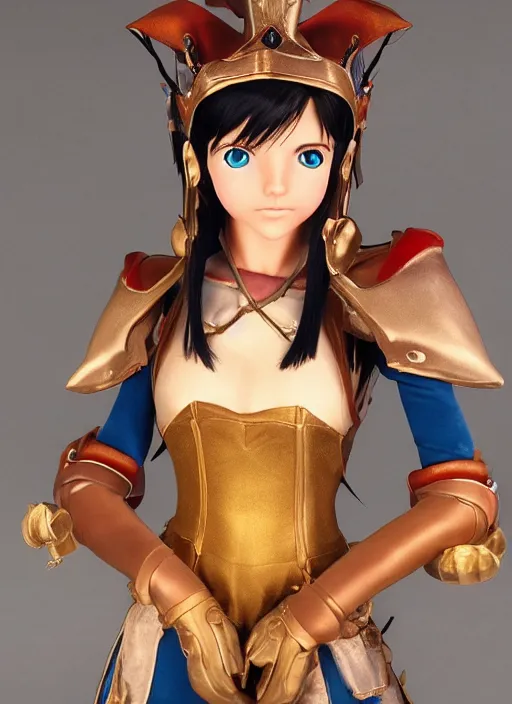 Image similar to a full portrait photo of real - life princess garnet dagger final fantasy ix, f / 2 2, 3 5 mm, 2 7 0 0 k, lighting, perfect faces, award winning photography.