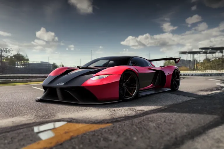 Image similar to photo wallpaper sport car gran turismo 7 forza horizon need for speed fast and furious 5 unreal engine supercar hypercar game concept car octane render, 4 khd 2 0 2 2 3 d cgi rtx style chrome reflexion global illumination ray tracing hdr arstation pixar and disney unreal