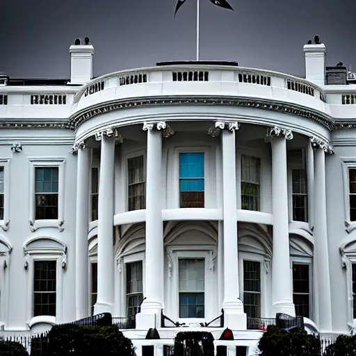 Image similar to gandalf attacks the white house, ( eos 5 ds r, iso 1 0 0, f / 8, 1 / 1 2 5, 8 4 mm, postprocessed, crisp face, facial features )