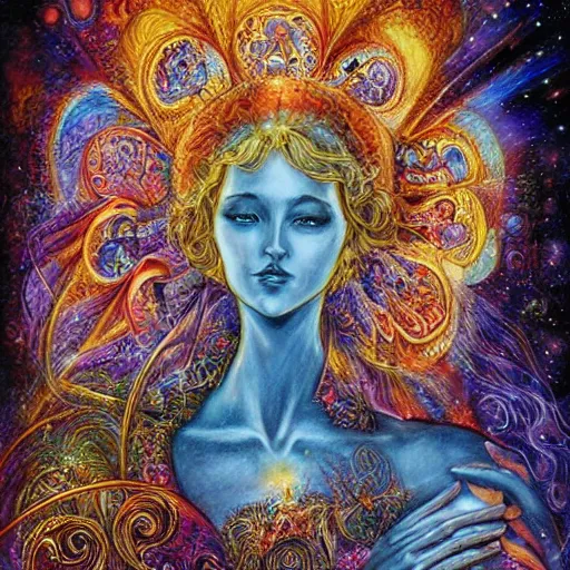 Prompt: the birth of cosmic consciousness by josephine wall and jim fitzpatrick