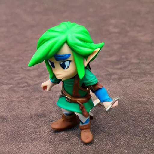 Image similar to a small silicone toy of link.