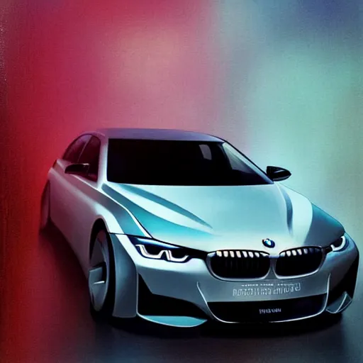 Prompt: bmw i 4 by elena vizerskaya and ivan aivazovsky, perfectly detailed, artstation, sharp focus, highly detailed, studio photography, impresion de giclee arte abstracto, award winning