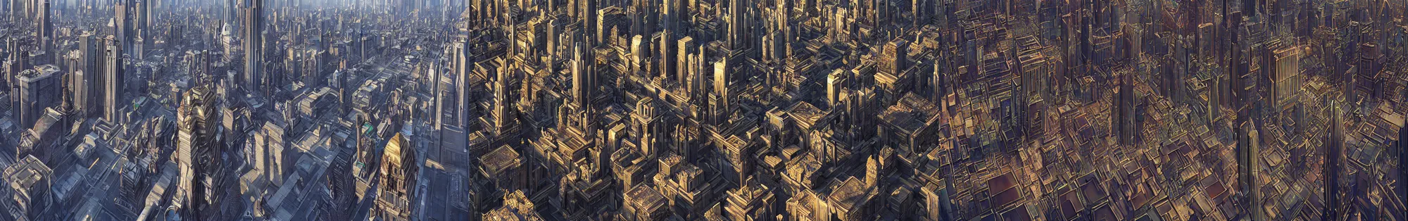 Prompt: dwarven artdeco metropolis marbled with highways and city parks, insanely detailed. instagram photo, kodak portra. by wlop, ilya kuvshinov, krenz cushart, greg rutkowski, pixiv. zbrush sculpt, octane, maya, houdini, vfx. huge cityscape. cinematic dramatic atmosphere, sharp focus, volumetric lighting.