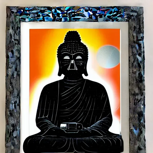 Image similar to buddha in darth vader