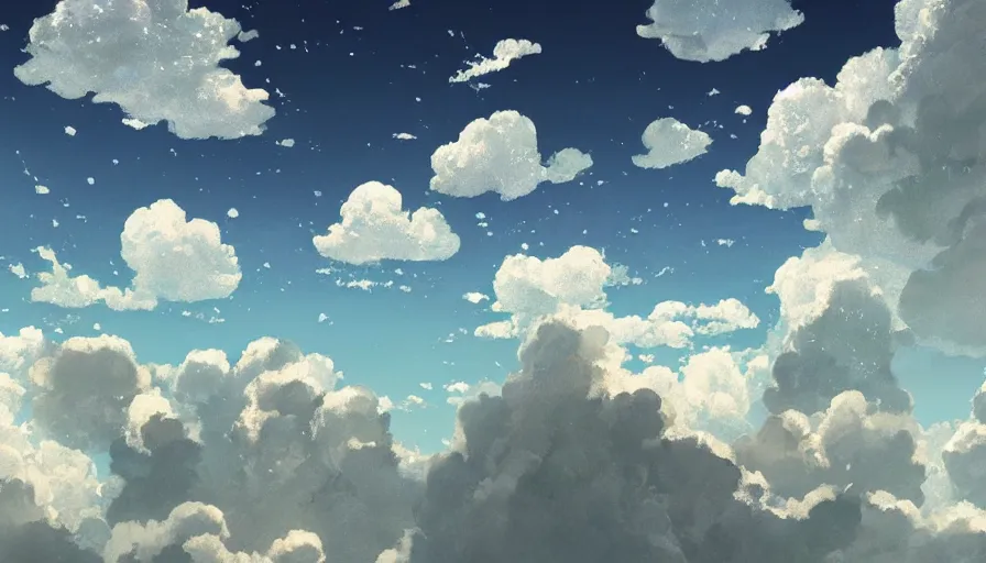 Anime fly boys flower sky clouds wallpaper, 2800x1865, 648652