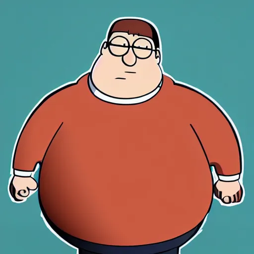 Prompt: peter griffin as human in real life highly detailed, intricate, sharp focus, digital art, 8 k