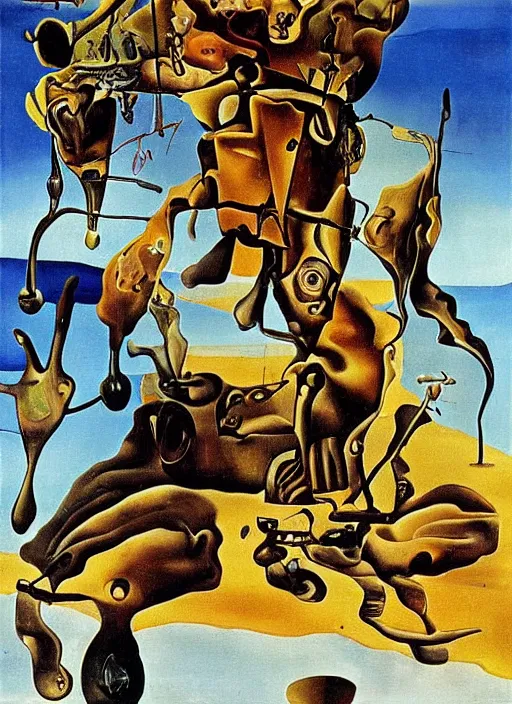 Image similar to salvador dali's ukrainian war