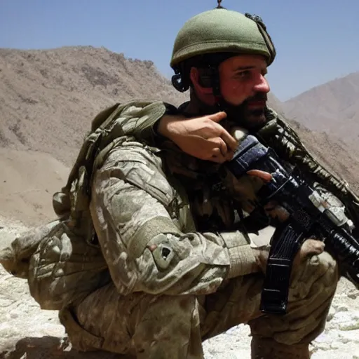 Image similar to Green Beret in Afghanistan
