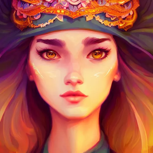 Image similar to a portrait of a beautiful gypsy, art by lois van baarle and loish and ross tran and rossdraws and sam yang and samdoesarts, digital art, highly detailed, intricate, sharp focus, Trending on Artstation HQ, deviantart, unreal engine 5, 4K UHD image