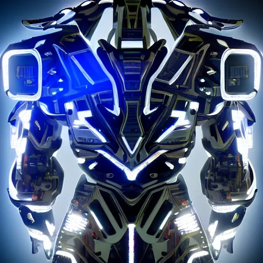 Image similar to a cybertronic bison, leds, high detail, sharp, studio, digital art