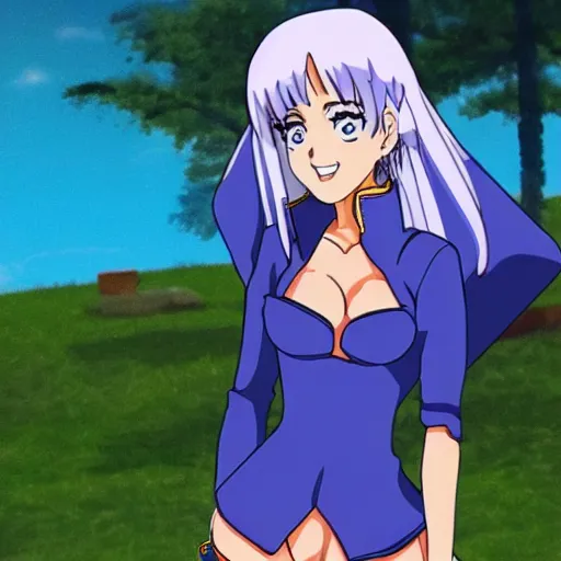 Prompt: katy perry as an anime character