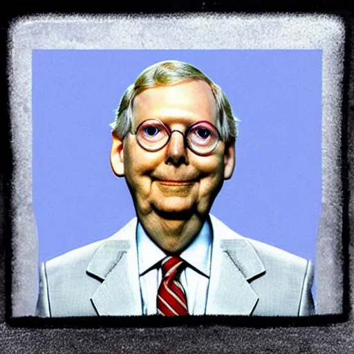 Image similar to a turtle with the face of mitch mcconnell