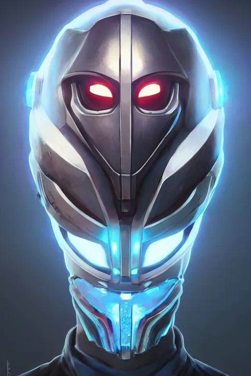 Image similar to epic mask helmet robot ninja portrait stylized as fornite style game design fanart by concept artist gervasio canda, behance hd by jesper ejsing, by rhads, makoto shinkai and lois van baarle, ilya kuvshinov, rossdraws global illumination radiating a glowing aura global illumination ray tracing hdr render in unreal engine 5