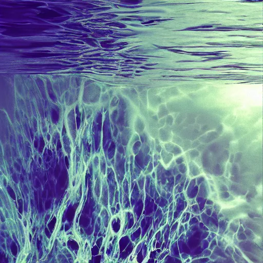 Image similar to melted liquephotographs submerged digitalart