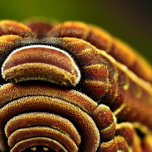 Image similar to macrophoto of a caterpillar head, photography,