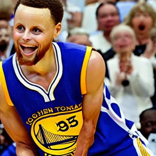 Prompt: stephen curry as a muppet