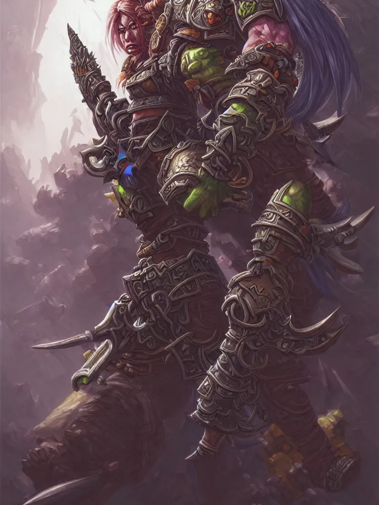 Image similar to World of Warcraft rogue character drawn by Katsuhiro Otomo, photorealistic style, intricate detailed oil painting, detailed illustration, oil painting, painterly feeling, centric composition singular character