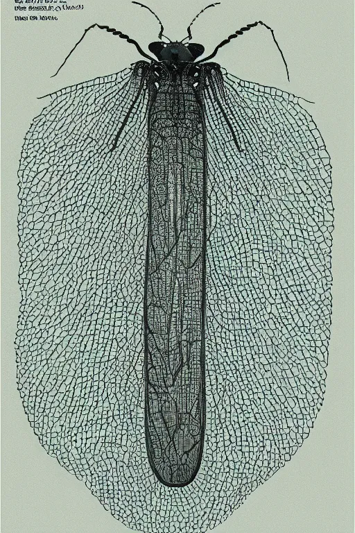 Image similar to transparent rare insect with reaction diffusion patterns. top view. high detail. illustration by Moebius