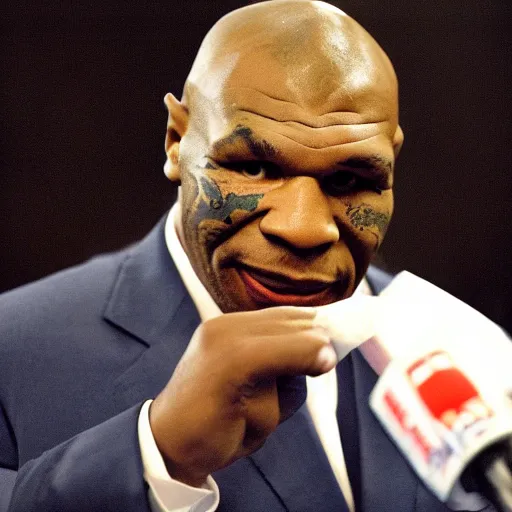 Prompt: mike tyson as a republican congressman