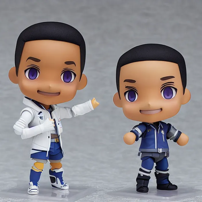 Prompt: will smith, an anime nendoroid of will smith, figurine, detailed product photo