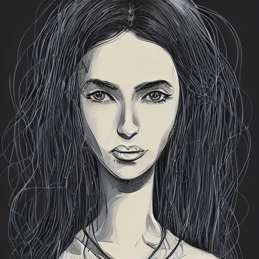 Image similar to Illustration of a female character, by Ana Varela, Trend on Behance Illustration