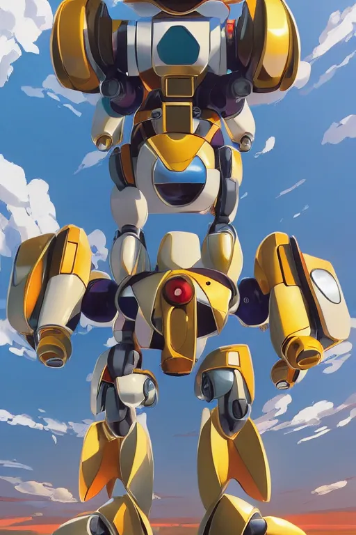 Image similar to metabots medabots medarotto medarot robot minimalist comics, behance hd by jesper ejsing, by rhads, makoto shinkai and lois van baarle, ilya kuvshinov, rossdraws global illumination ray tracing hdr radiating a glowing aura