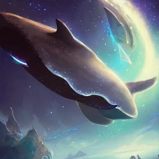 Prompt: space magical whale having multiple eyes, eyes!, eyes!, eyes!, eyes!, eyes!, eyes, galaxy whale, epic fantasy style art, galaxy theme, by Greg Rutkowski, hearthstone style art, eye art