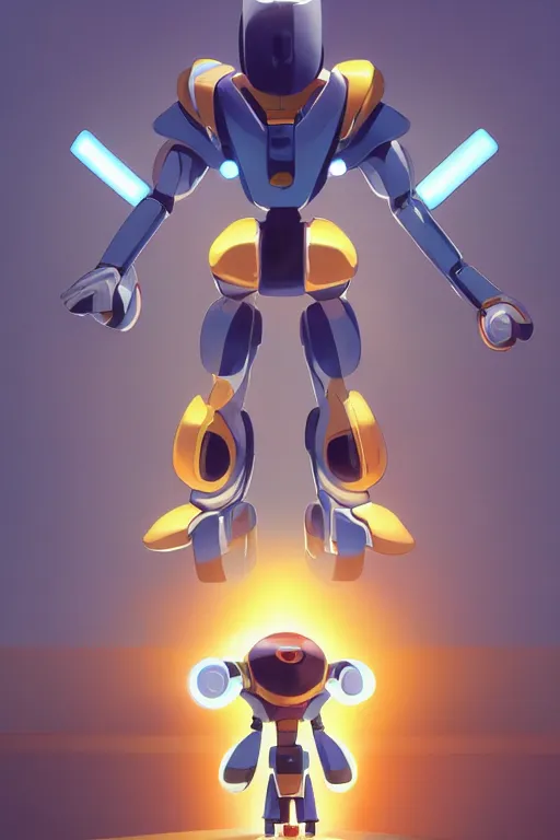 Image similar to metabots medabots medarotto medarot robot minimalist comics, behance hd by jesper ejsing, by rhads, makoto shinkai and lois van baarle, ilya kuvshinov, rossdraws global illumination ray tracing hdr radiating a glowing aura