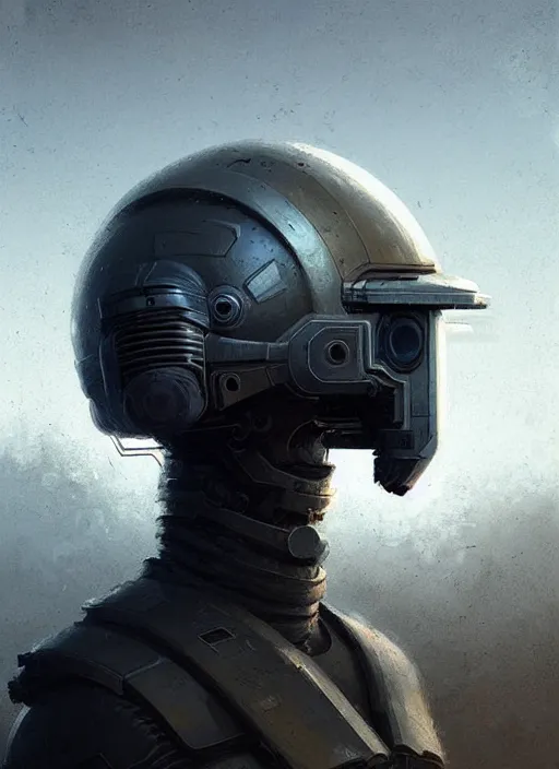 Image similar to a futuristic post apocalypse helmet highly detailed, digital painting, concept art, smooth, sharp focus, illustration, art by greg rutkowski