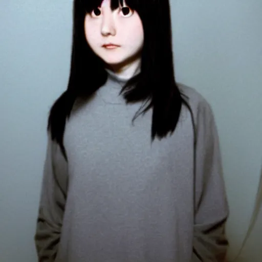 Image similar to lain iwakura as a real person