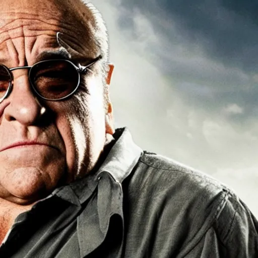 Image similar to danny devito as logan in the movie logan