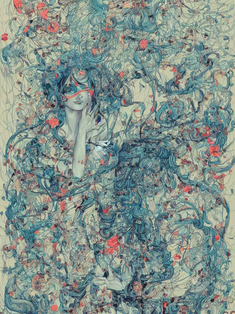 Image similar to by james jean