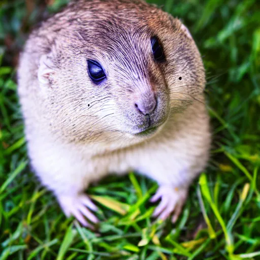 Prompt: singular animal that is white Prairie dog cross white pig cross white Pygmy marmoset, studio photography