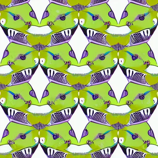 Image similar to repeating fabric pattern of a frog