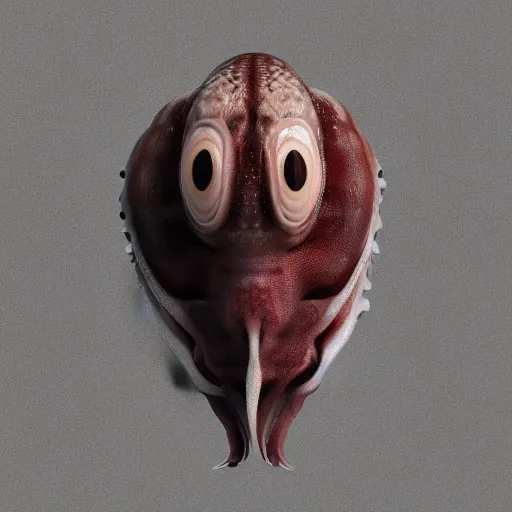 Image similar to hyperrealistic dslr film still of amorphous squid wearing dentures, stunning 8 k octane comprehensive 3 d render, inspired by istvan sandorfi & greg rutkowski & unreal engine, perfect symmetry, dim volumetric cinematic lighting, extremely hyper - detailed, extremely lifelike attributes & lifelike texture, intricate, masterpiece, artstation, stunning