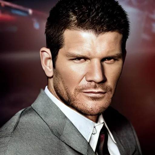 Image similar to david boreanaz as chris redfield