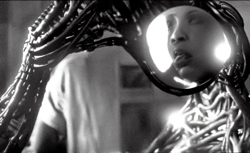 Image similar to alien facehugger tupac vfx film