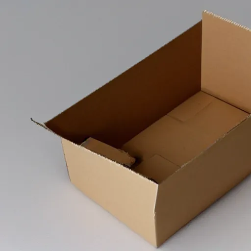 Image similar to fragile cardboard box, image white background, damaged box