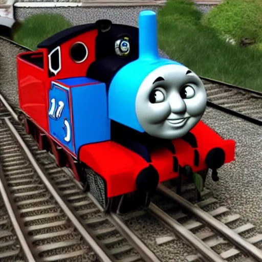 Prompt: Thomas the tank engine