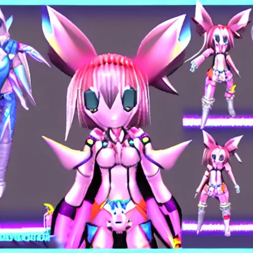 Image similar to phantasy star online rappy