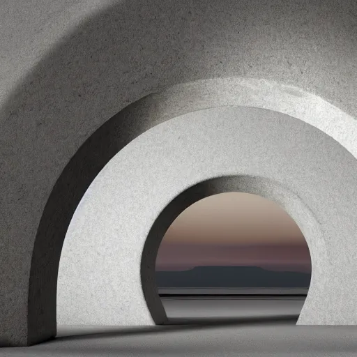 Image similar to active stargate made of stone that form a circle, cinematic view, volumetric light, epic sky