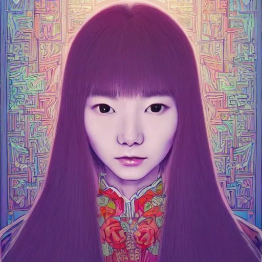 Prompt: the portrait of an incredibly cute and sophisticated koreanwoman partially made of onions of all colors, an ultrafine detailed illustration by james jean, final fantasy, intricate linework, bright colors, behance contest winner, vanitas, angular, altermodern, unreal engine 5 highly rendered, global illumination, radiant light, detailed and intricate environment