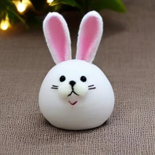 Image similar to a toy that look like a cute bunny